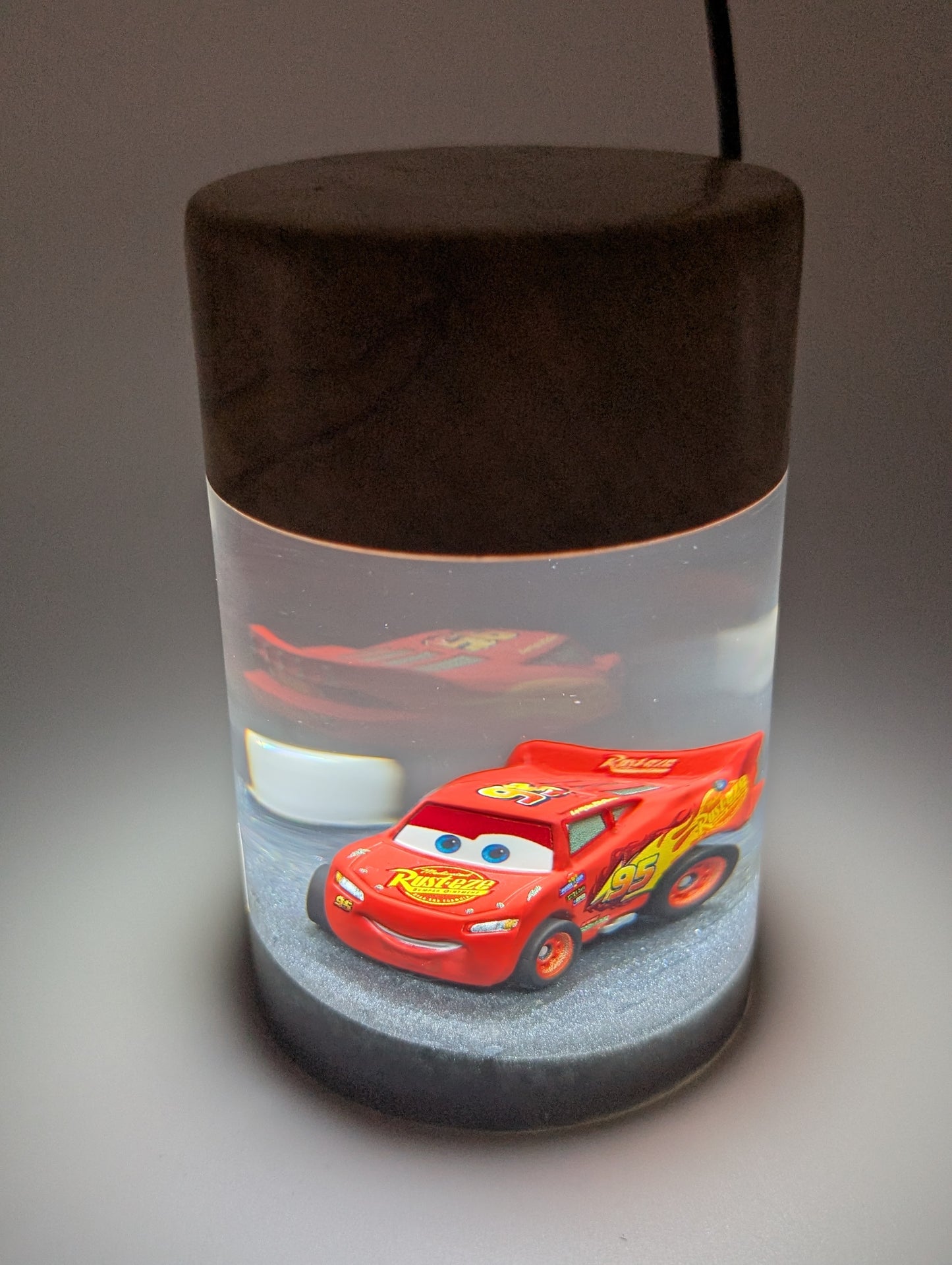 Lightning McQueen Epoxy Night Light