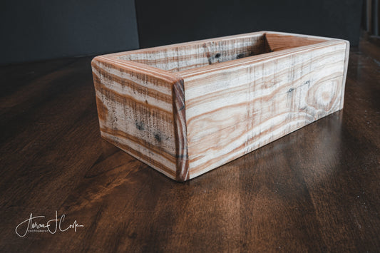 Reclaimed wood box