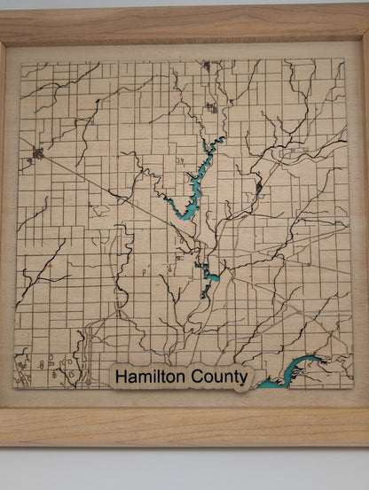 Hamilton county map
