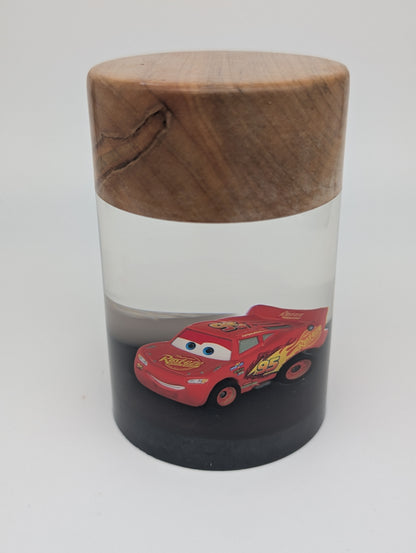 Lightning McQueen Epoxy Night Light