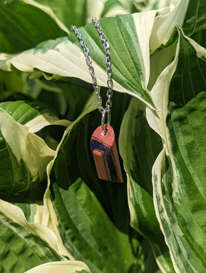 Liveedge epoxy necklace