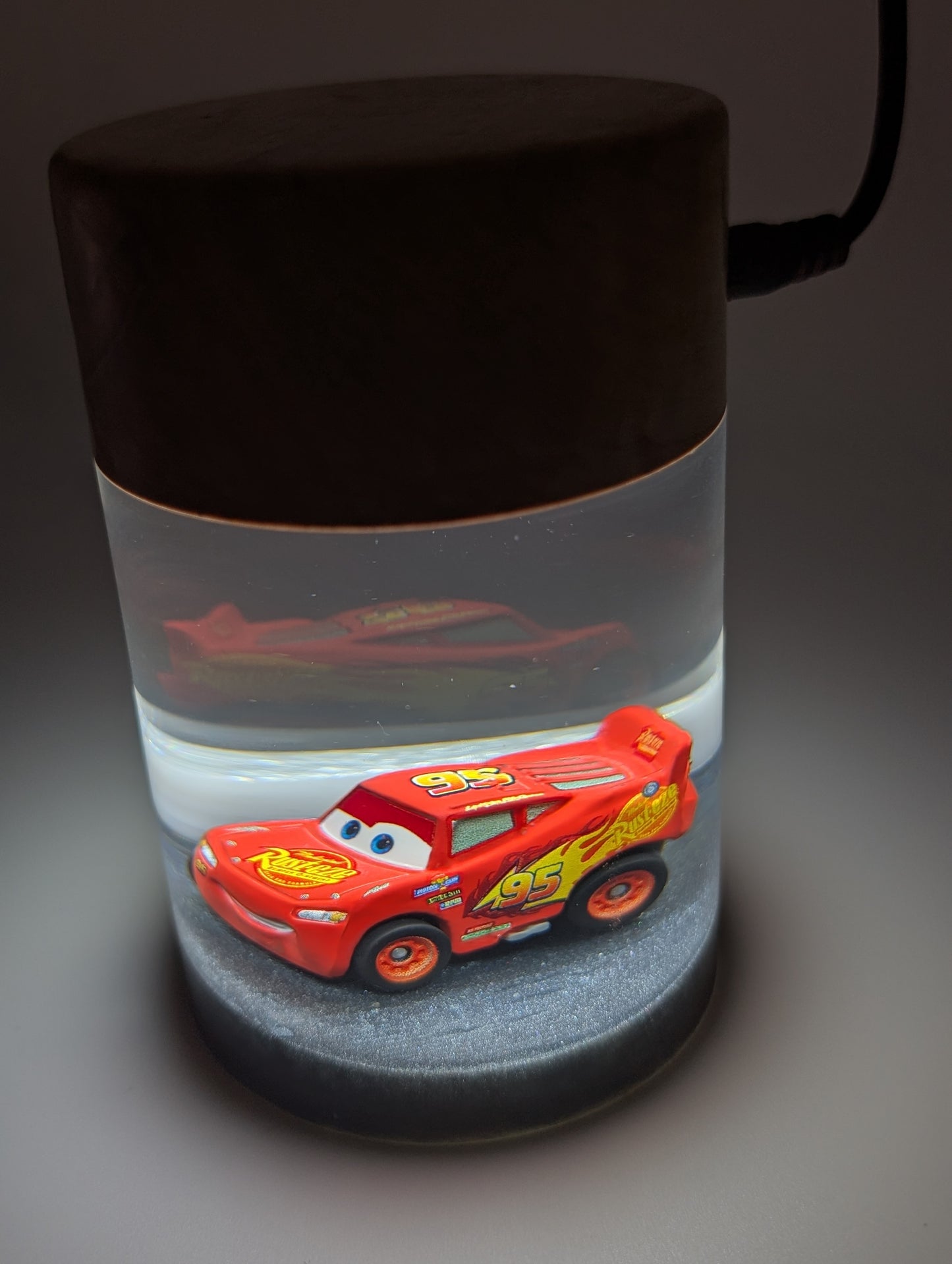 Lightning McQueen Epoxy Night Light