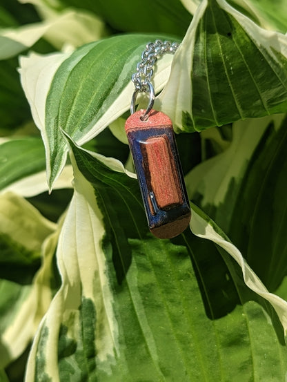 Liveedge epoxy necklace
