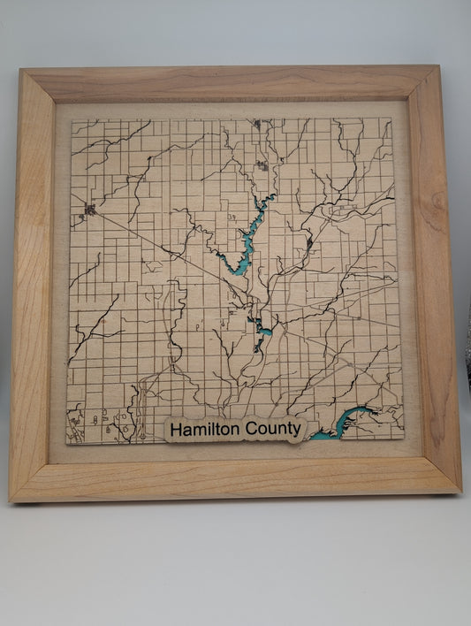 Hamilton county map