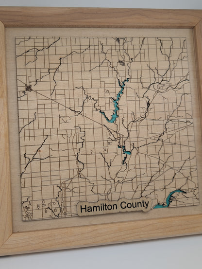Hamilton county map